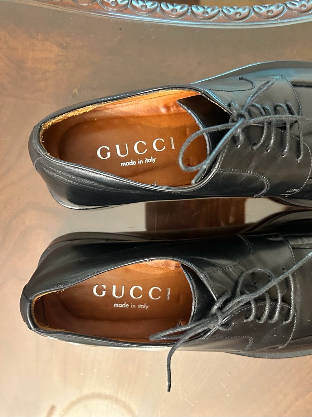 Gucci Black Leather Dress shoes - Picture 4 of 11